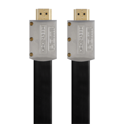 کابل k-net plus hdmi v2.0 pro flat Metal Silver