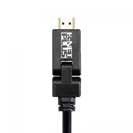 کابل دو سر خم K-NET Plus HDMI 2.0 4K 1.8m + گارانتی